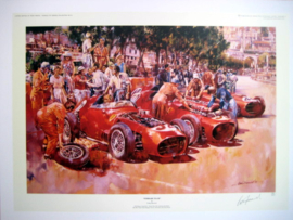 "Ferrari Team" Monaco Grand Prix 1959 - Ferrari 246' s featuring Jean Behra