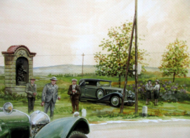 Jaguar SS100 #63 - Jerry Smith - Freiberg/Austria 1936