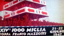 Poster Mille Miglia 1947