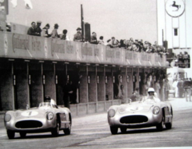 Eifelrennen Nürburgring 1955 - Mercedes-Benz 300 SLR #1 Fangio-Winner/#2 Kling/#3 Moss