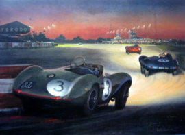 Aston Martin DB3S #3 Peter Walker Winner Goodwood 9 Hours Race 1955