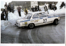 BMW 2002 Ti #27 Guy Chasseuil - Rally Monte Carlo 1973