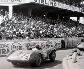 Start Le Mans 1955 - Mercedes-Benz 300 SLR   #19 Fangio/Moss #20 Fitch/Levegh #21 Kling/Simon