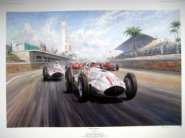 " King Of Tripolis " Tripoli 1939 -  Mercedes-Benz W165 - Lang/Caracciola