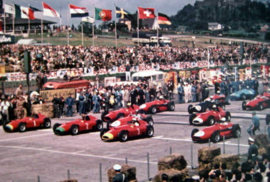 Start German Grand Prix Nürburgring 1956 - Ferrari #1 Juan Manuel Fangio