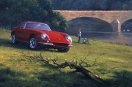 Ferrari 275GTB "River Side" - Artist Keith Woodcock