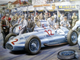 "Formidable Combination" Mercedes-Benz W154 - German Grand Prix 1939 - Rudolf Caracciola/Alfred Neubauer