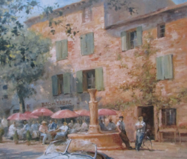 A Jaguar XK140 "Cat Nap in the Provence"