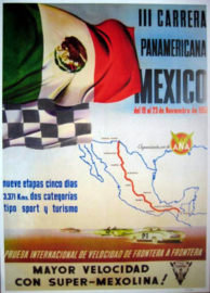 Poster Carrera Panamericana 1952