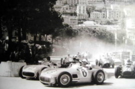 Start Monaco Grand Prix 1955 - Mercedes-Benz W196 Monoposto - #6 Stirling Moss/#2 JM. Fangio