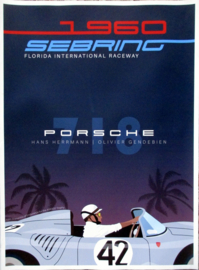 Porsche 718 RS 60 #42 Winners Herrmann/Gendebien Sebring 1960