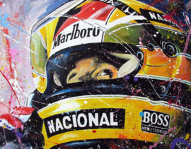 Ayrton Senna Da Silva (Giclee)