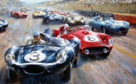 Jaguar D-Type #3 Bueb/Flockhart Winners Le Mans 1957
