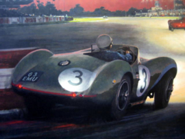 Aston Martin DB3S #3 Peter Walker Winner Goodwood 9 Hours Race 1955