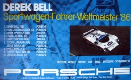 Poster/Affiche : Derek Bell - Sportwagen-Fahrer-Weltmeister 1986