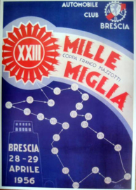 Poster Mille Miglia 1956