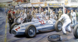 "Formidable Combination" Mercedes-Benz W154 - German Grand Prix 1939 - Rudolf Caracciola/Alfred Neubauer