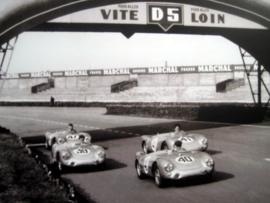 Porsche Type 550 A Spyder - 4 factory Race Cars - Le Mans 1954