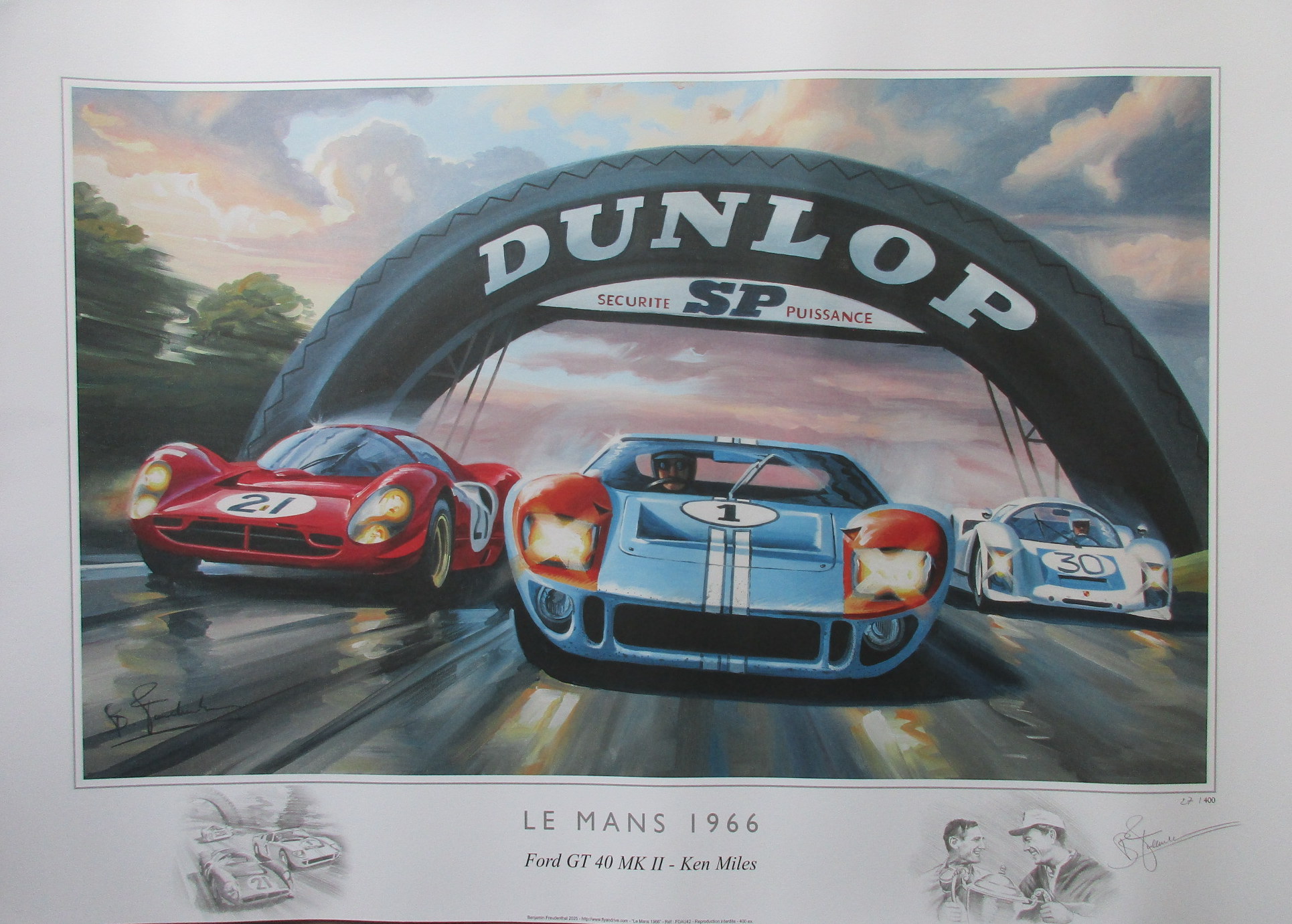 Ford GT40 MK II #1 - Ken Miles - Le Mans 1966