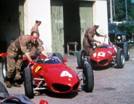 Ferrari 156 Dino F1 (Shark Nose) Paddock Italian Grand Prix 1962 Monza