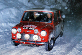 Mini Cooper S #52 Timo Mäkinen/Paul Easter - Winner Monte Carlo Rally 1957