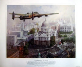 "In Remembrance" Lancaster flew over St.Paul's Cathedral - Sixty Years on