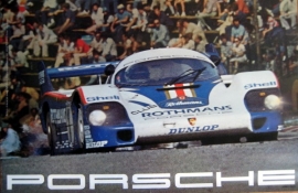 Porsche 956 - 1000 KM SPA 1982 - Poster Orginal Porsche