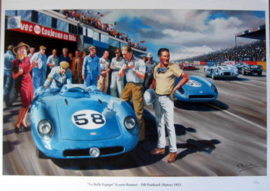 "la belle équipe" Bonnet Team Panhard (Matra) With Paul Armagnac - Le Mans 1955