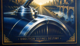 Auto Ornament "The Arrow" Art Deco Style