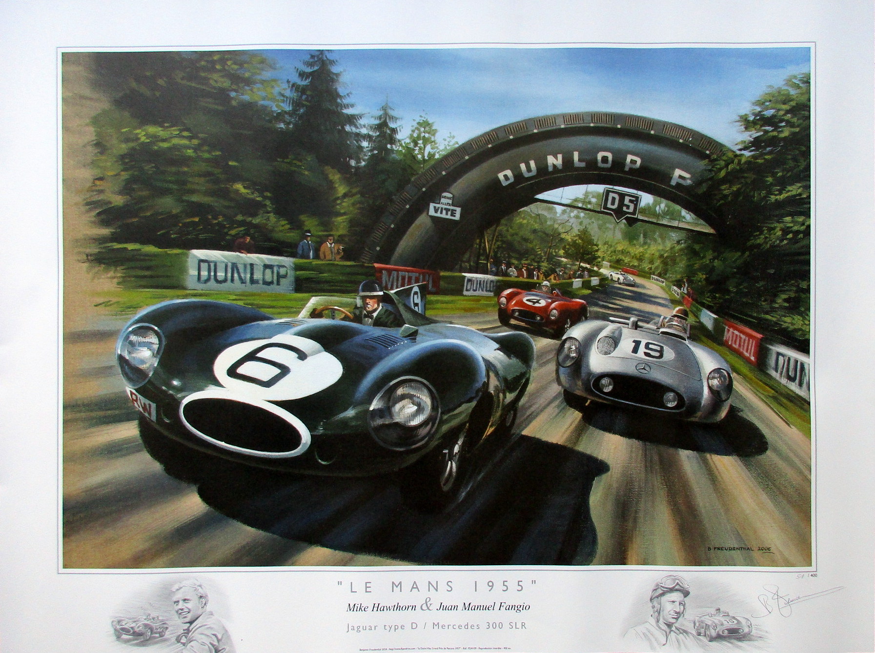Jaguar/Mercedes-Benz - Hawthorn/Fangio - Le Mans 1955