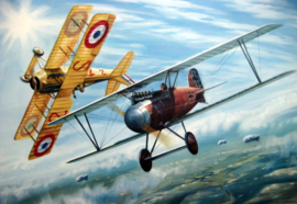 "Ernst Udet and Georges Guynemer " Albatros DIII/Spad VII - Epic Duel on WW 1