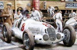 Mercedes-Benz W125 #8 - von Brauchitsch/Lang  - Bremgarten Swiss Grand Prix 1937