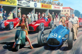 "Gina al Gran Premio di Monza" 1950
