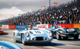 "la belle équipe" Bonnet Team Panhard (Matra) With Paul Armagnac - Le Mans 1955