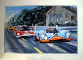 "La Poursuite Magnifique" Le Mans 1971 - Porsche 917K/Ferrari 512S - Muller/Attwood-Manfredini-Gagliardi
