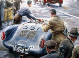 Ferrari 250 MM #601 Biondetti/Lancia D40 #602 Ascari - Mille Miglia 1954