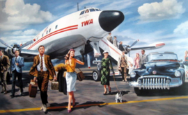 Lockheed Starliner TWA " Hollywood Boogie"