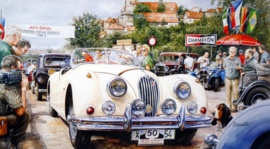 Jaguar XK120 White 1954 Bohemian Rally