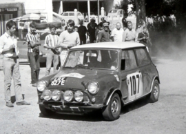 Mini Cooper #107 Paddy Hopkirk/Ronald Crellin Winners Coupe Des Alpes 1967