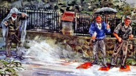 Ferrari 315 S Scaglietti #6 Test Mille Miglia 1957