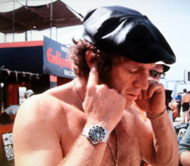 Steve McQueen Driver for Porsche on the grid at Sebring 1970