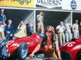 "Gina al Gran Premio di Monza" 1950