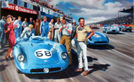 "la belle équipe" Bonnet Team Panhard (Matra) With Paul Armagnac - Le Mans 1955