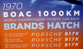 Porsche 917K #10 - BOAC 1000 Km Brand Hatch 1970 - Winners Rodriguez/Kinnunen