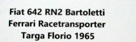 Fiat 642 RN2 Bartoletti Ferrari Racetransporter