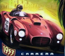 Lancia D24 Pininfarina #36 Juan Manuel Fangio/Gino Bronzoni Winners Panamericana 1953