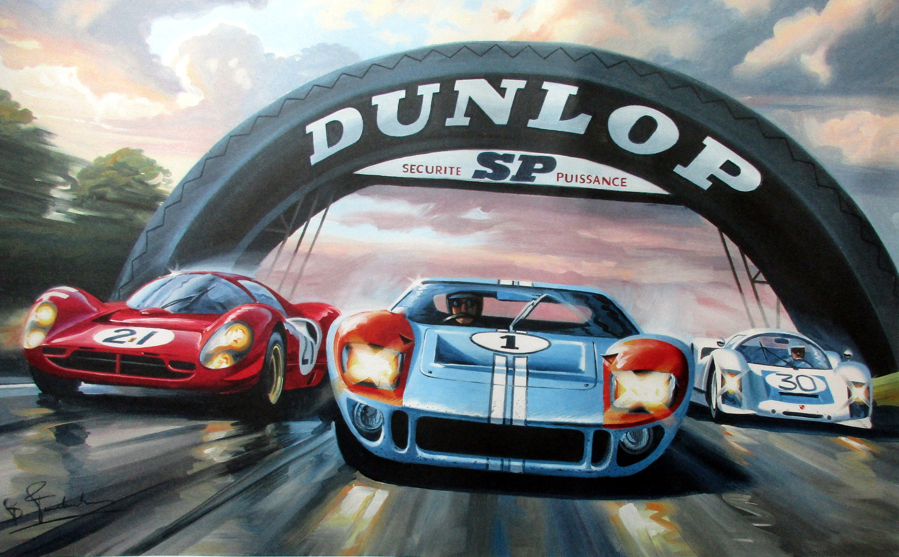Ford GT40 MK II #1 - Ken Miles - Le Mans 1966
