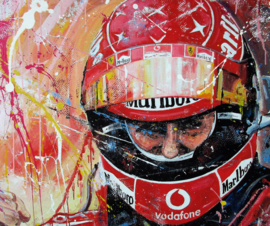 Michael Schumacher 7x World Champion (Giclee)