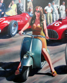 "Gina al Gran Premio di Monza" 1950