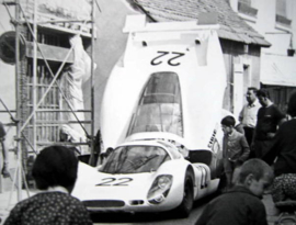 Porsche 908 #22/Rudi Lins-Willi Kauhsen - Le Mans 1969